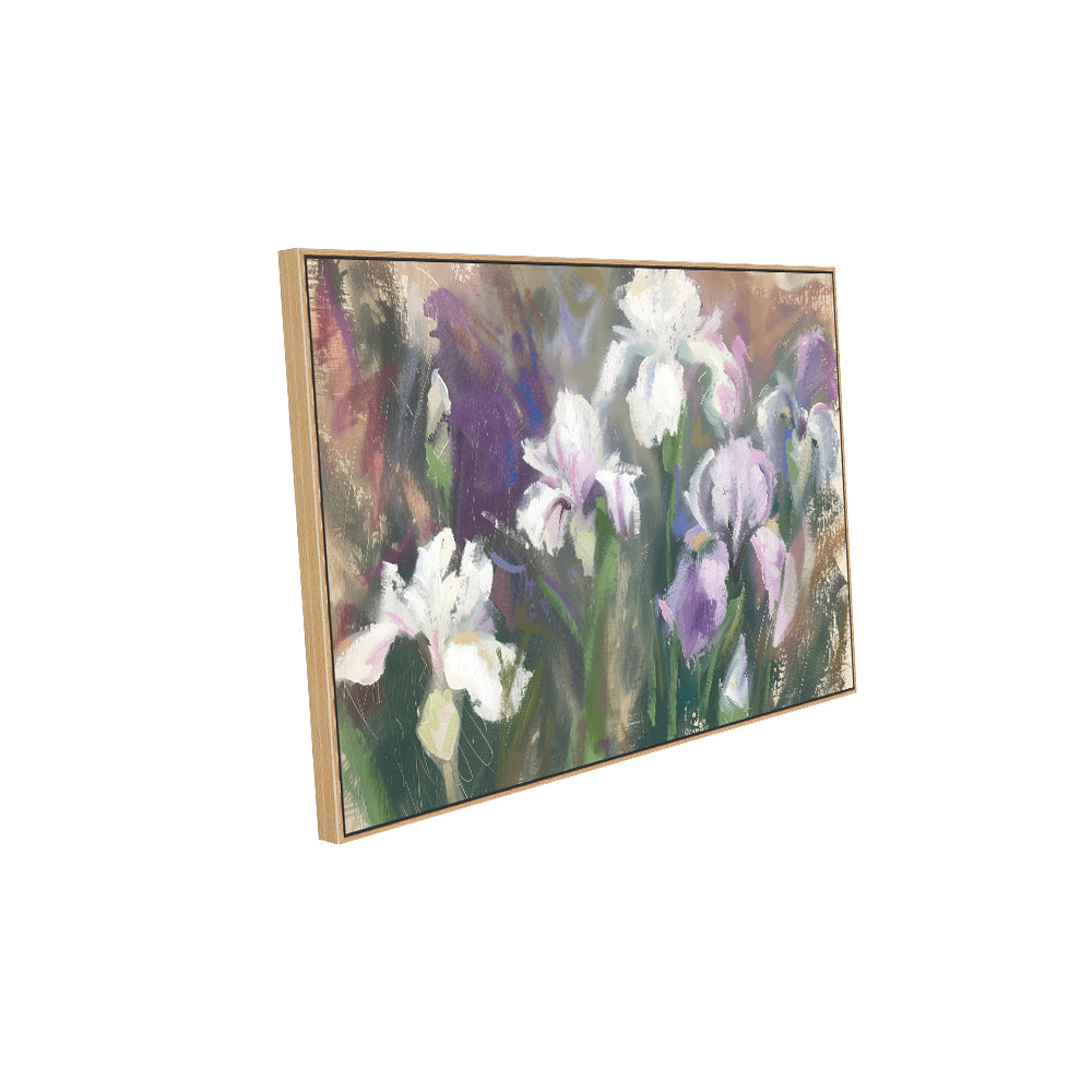 Pastel Iris Canvas Wall Art