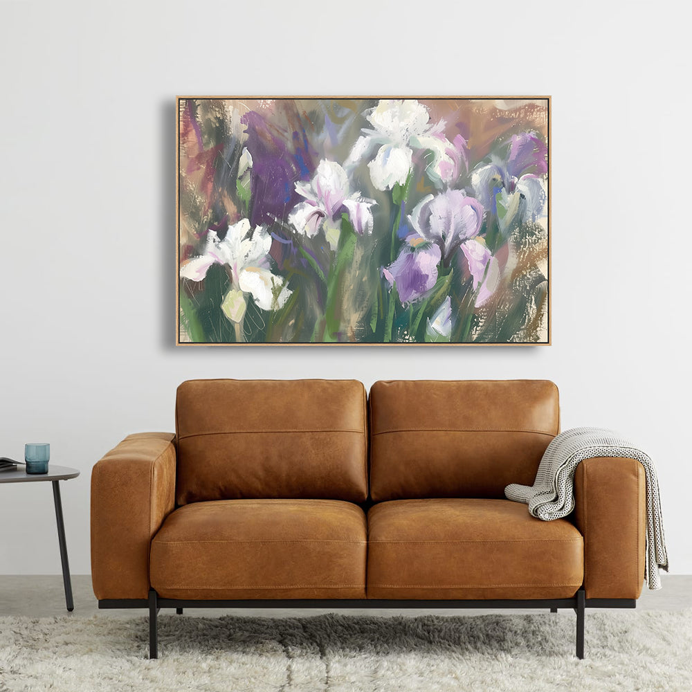 Pastel Iris Canvas Wall Art