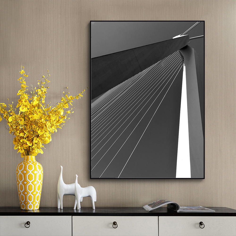 Structural Elegance Canvas Wall Art