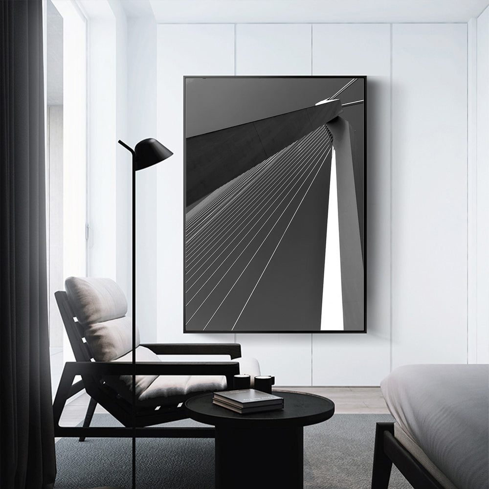 Structural Elegance Canvas Wall Art