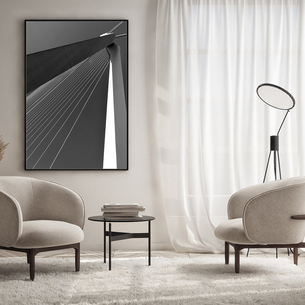 Structural Elegance Canvas Wall Art