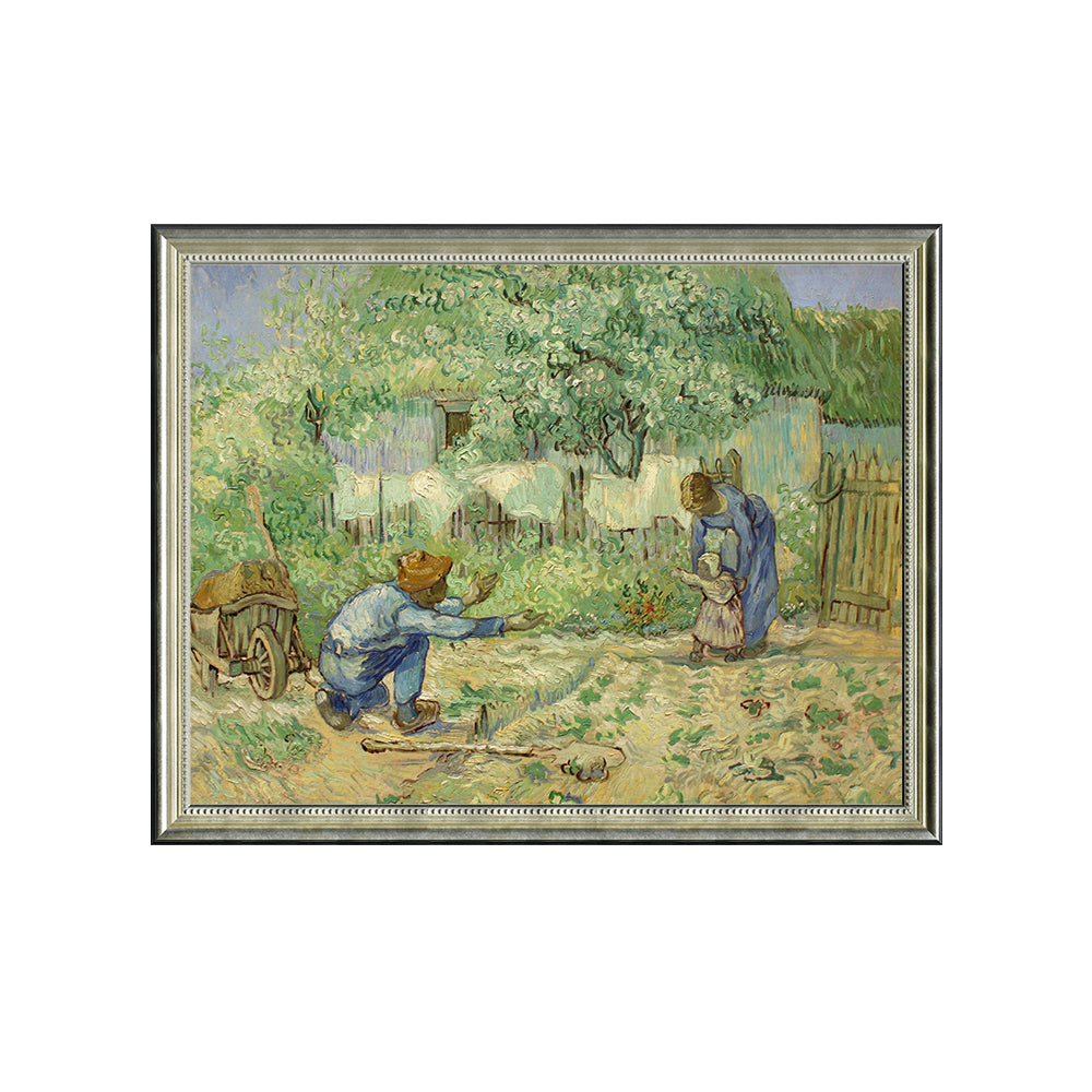 "First Steps, After Millet" By Vincent Van Gogh