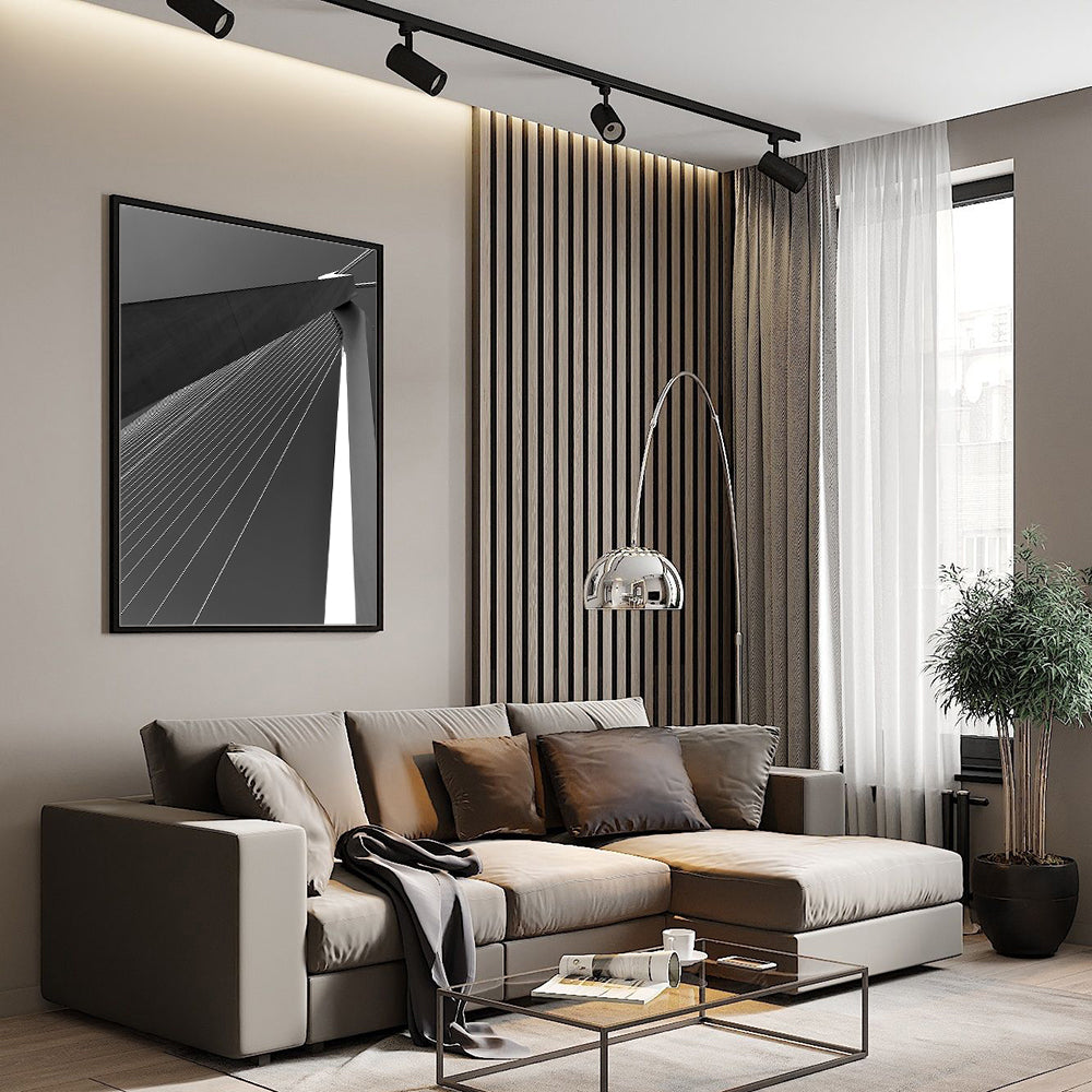Structural Elegance Canvas Wall Art