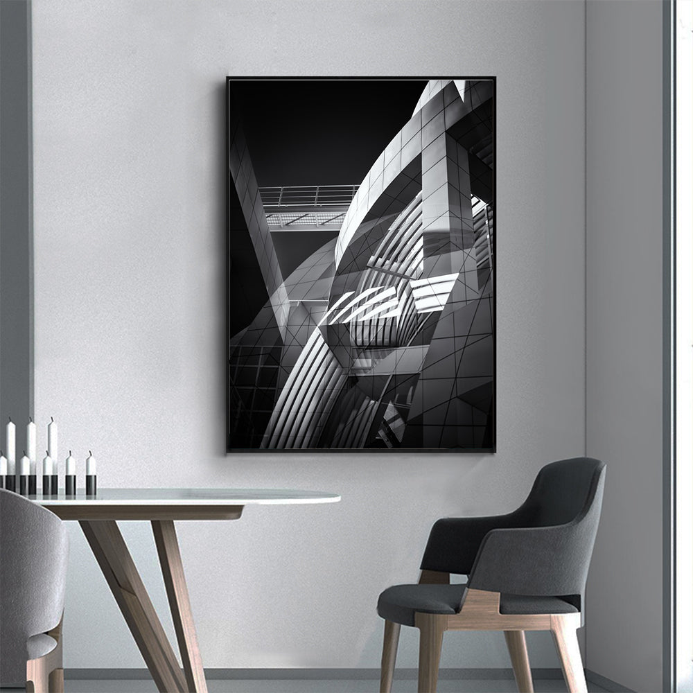 Geometric Reflections Canvas Wall Art