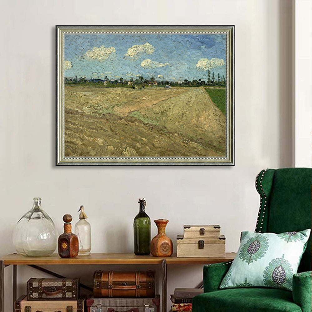 Vincent Van Gogh's "Ploughed Fields ('The Furrows')"