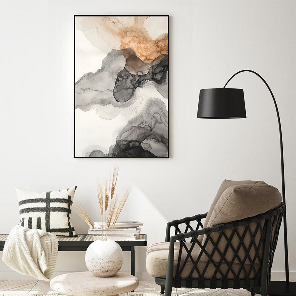 Modern Ink Canvas Wall Art