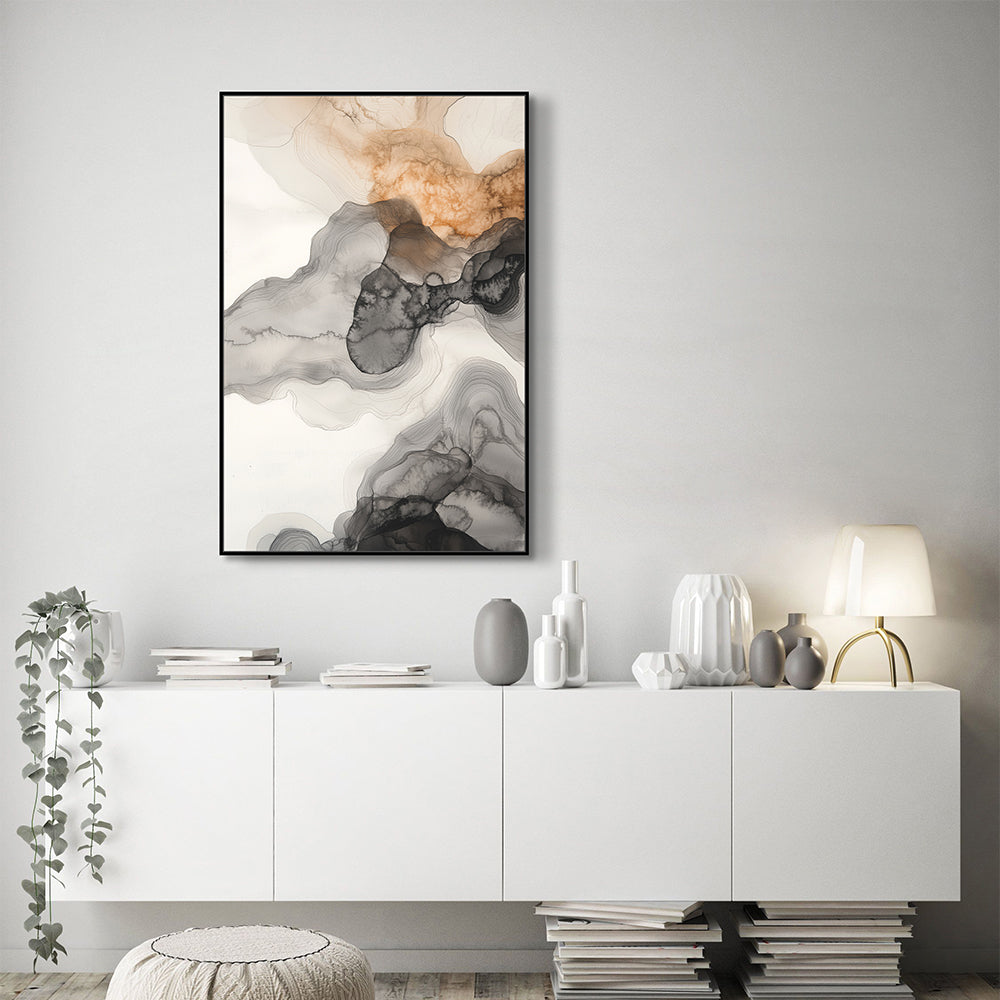 Modern Ink Canvas Wall Art