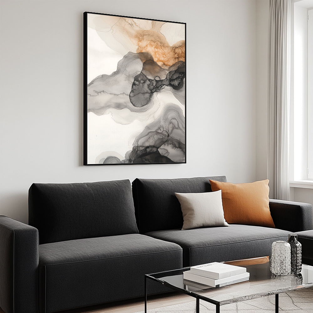 Modern Ink Canvas Wall Art