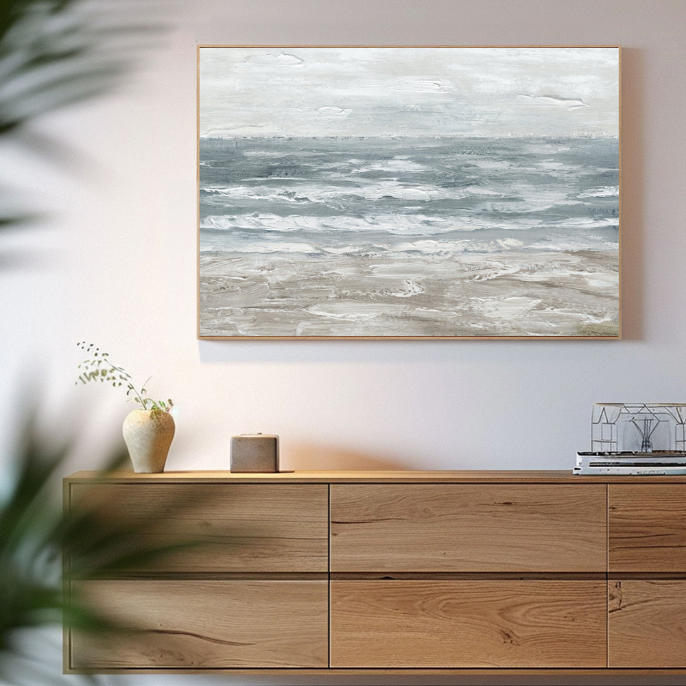 Serene Shoreline Canvas Wall Art