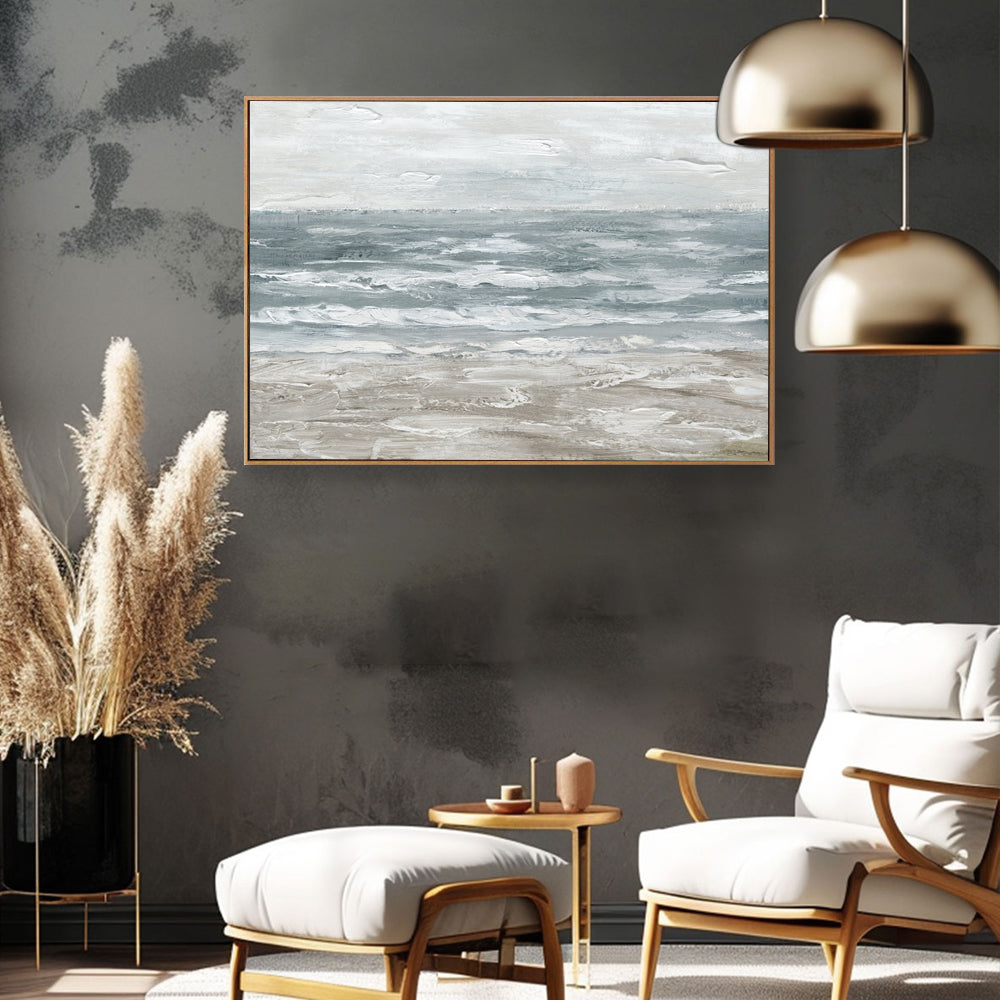 Serene Shoreline Canvas Wall Art