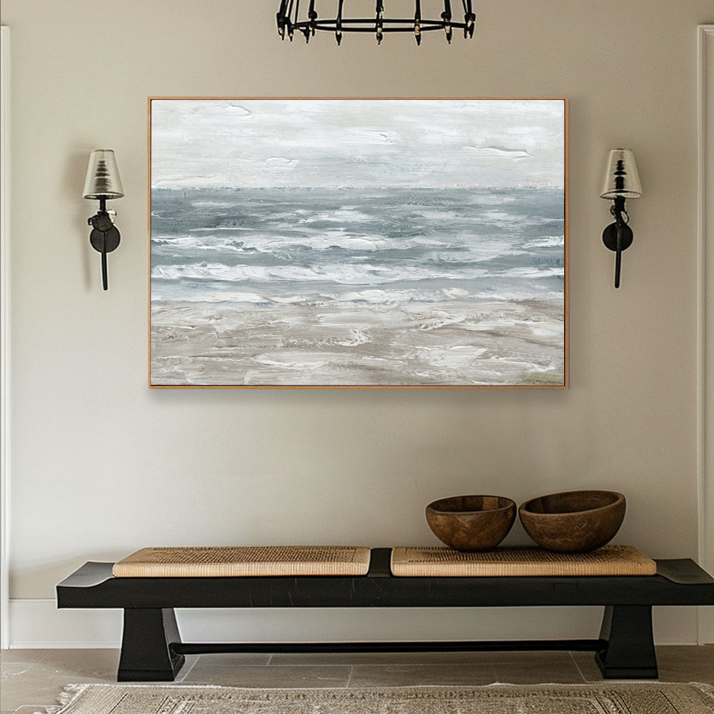 Serene Shoreline Canvas Wall Art