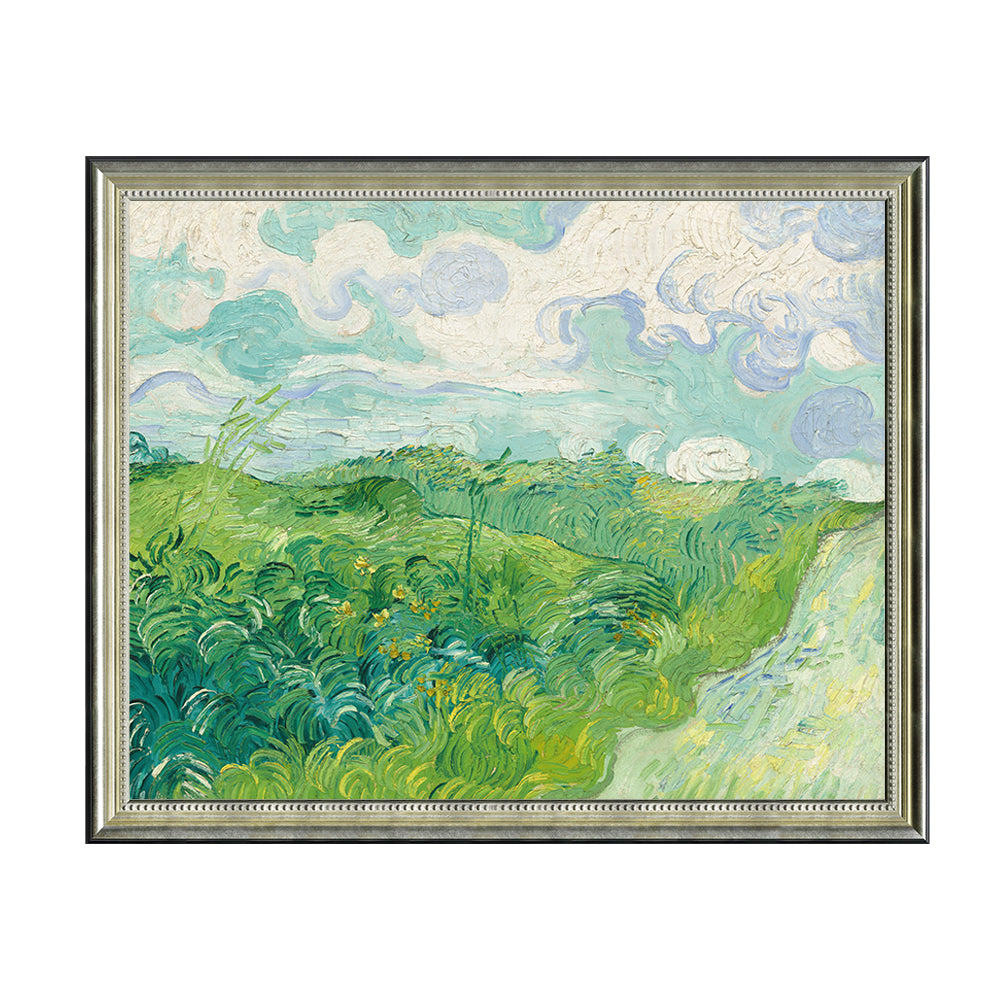 "Green Wheat Fields, Auvers" By Vincent Van Gogh