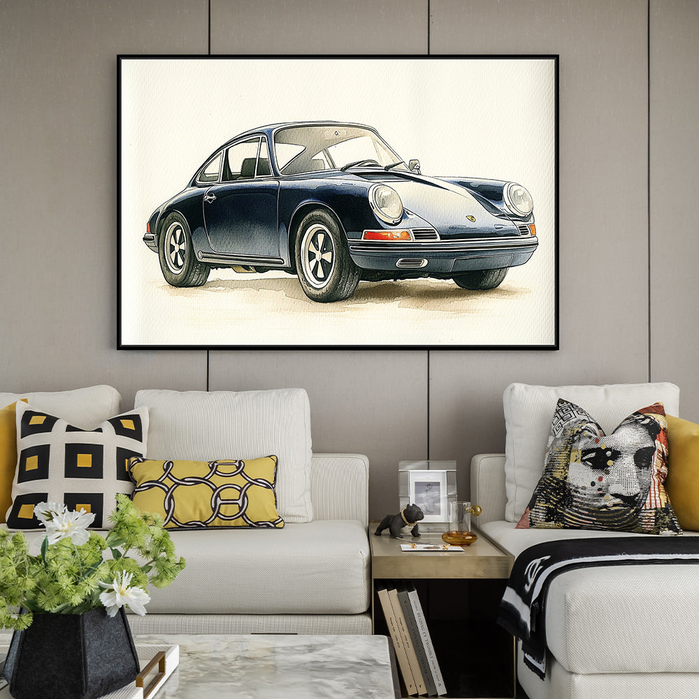 Classic Car Canvas Wall Art - Timeless Elegance