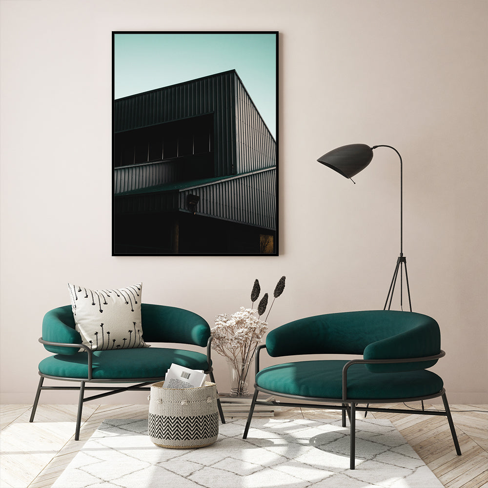 Industrial Minimalism Canvas Wall Art