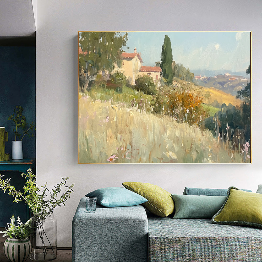 Tuscany Countryside - Serene Italian Landscape Canvas Wall Art