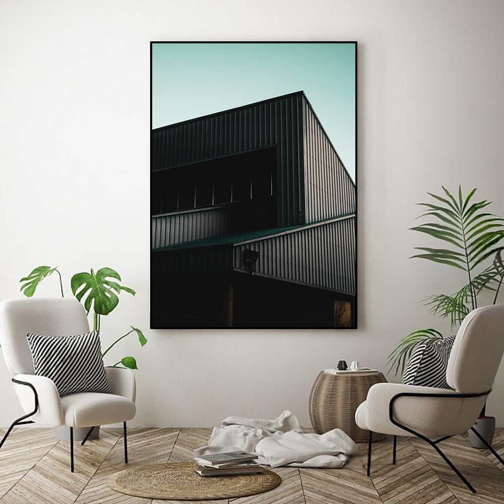 Industrial Minimalism Canvas Wall Art