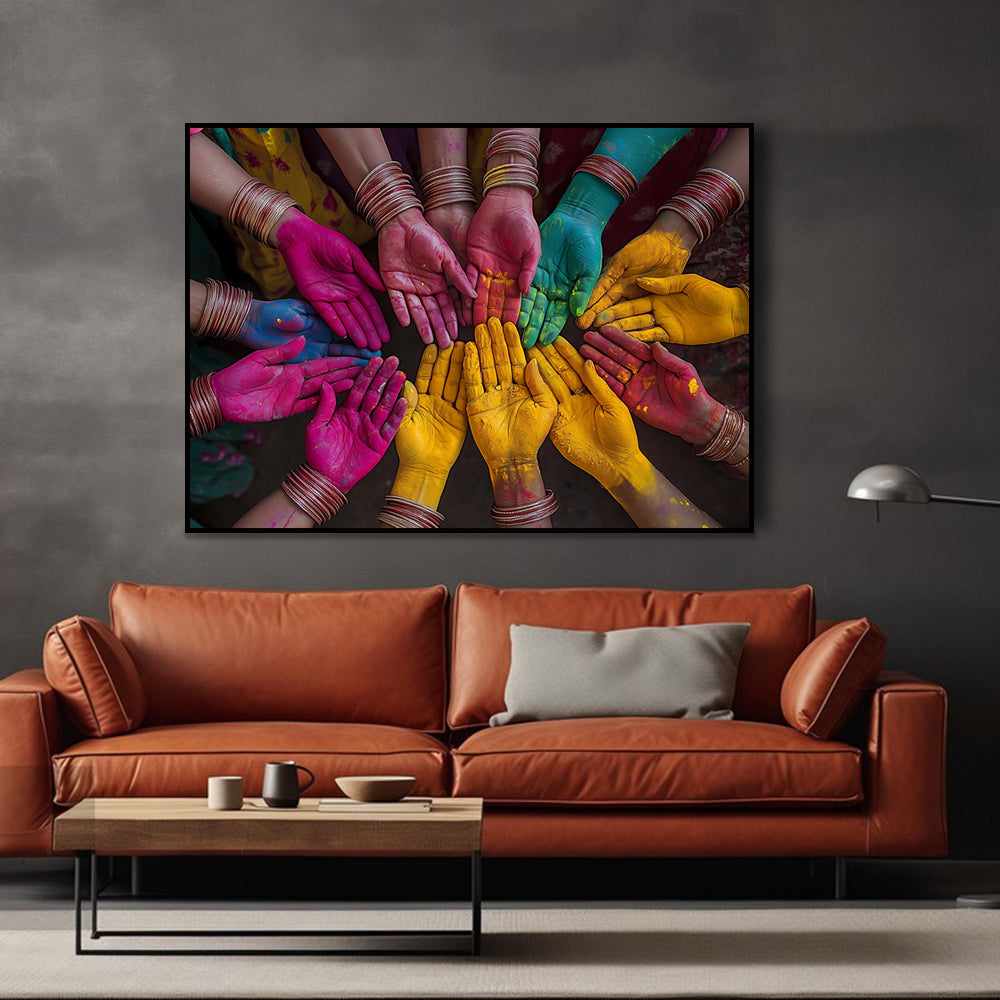 "Celebration of Colors"- Canvas Wall Art