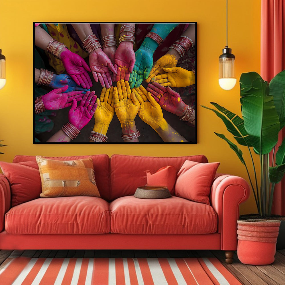 "Celebration of Colors"- Canvas Wall Art