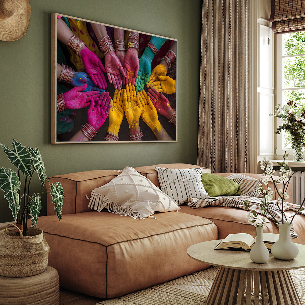 "Celebration of Colors"- Canvas Wall Art