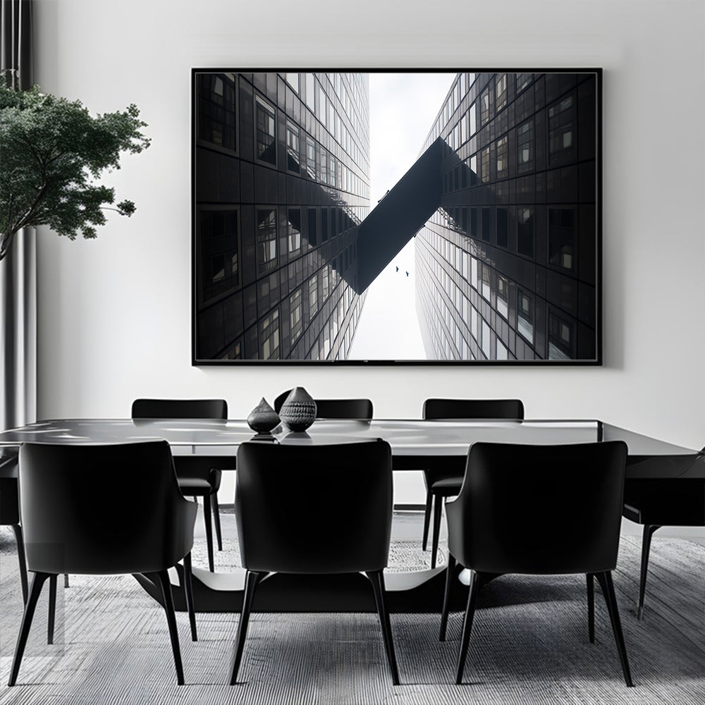 Urban Symmetry Canvas Wall Art