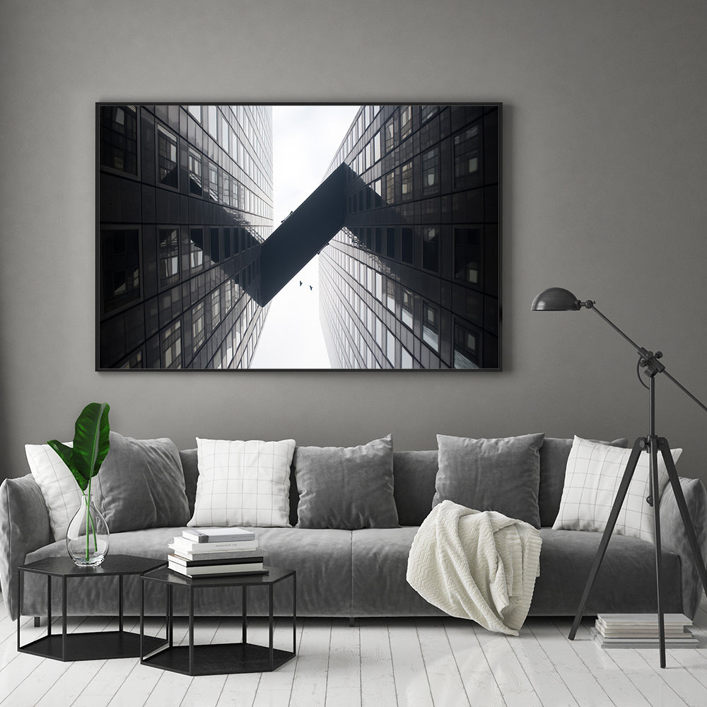 Urban Symmetry Canvas Wall Art