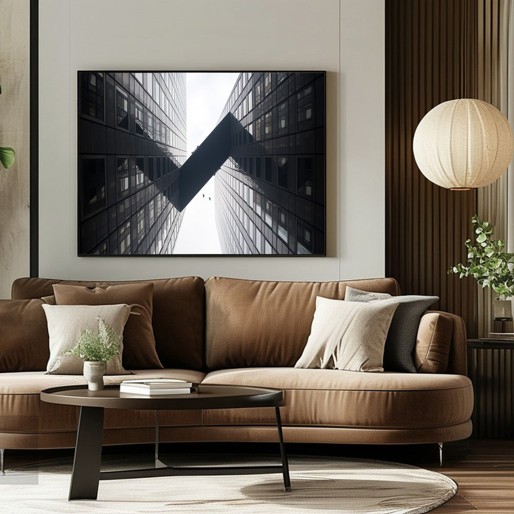 Urban Symmetry Canvas Wall Art