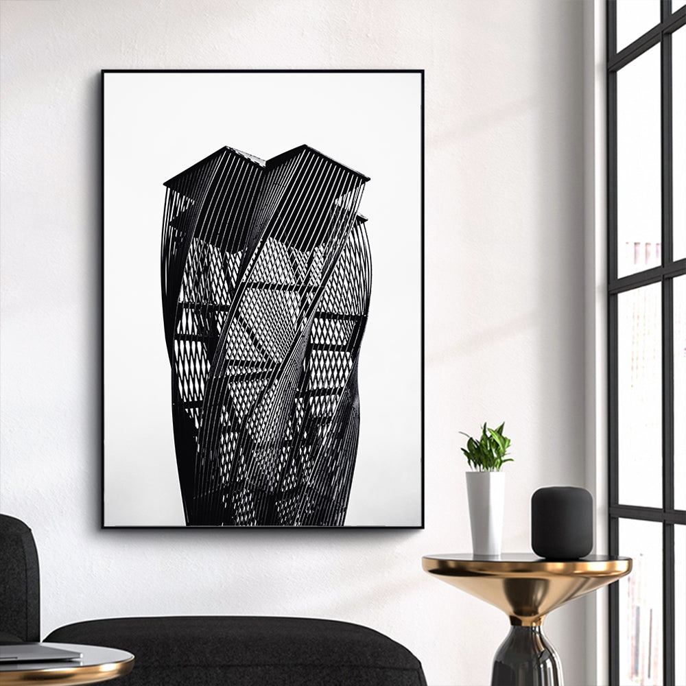 Modern Abstract Architecture Canvas Wall Art