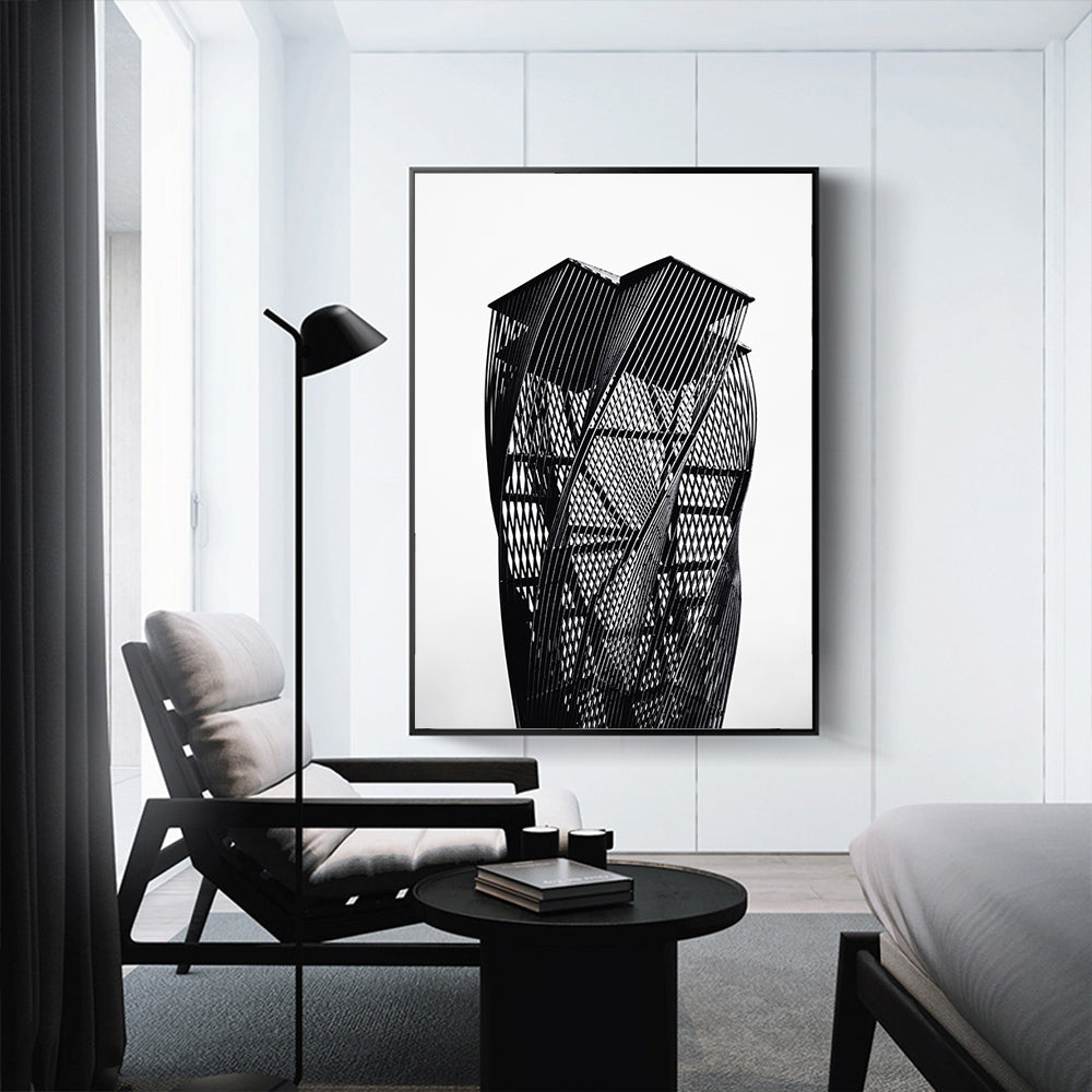 Modern Abstract Architecture Canvas Wall Art