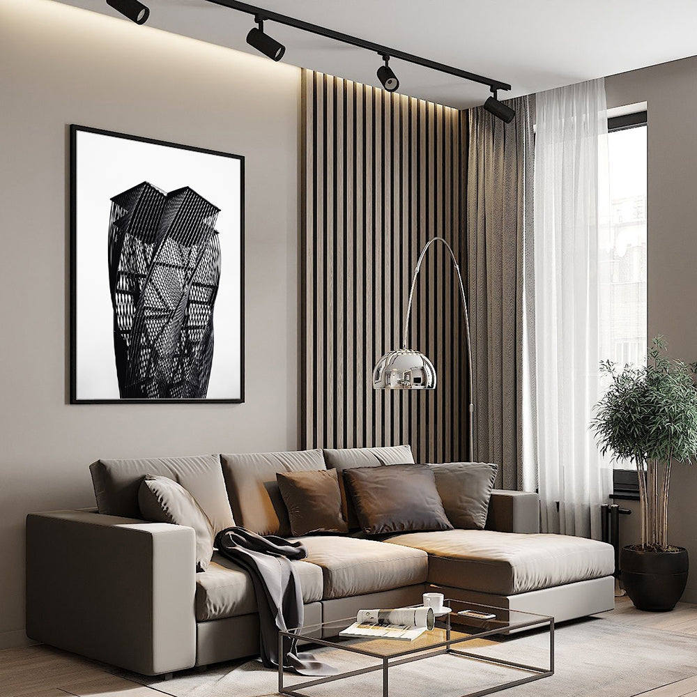 Modern Abstract Architecture Canvas Wall Art