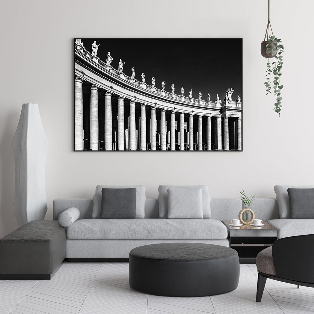 Majestic Colonnade Canvas Wall Art