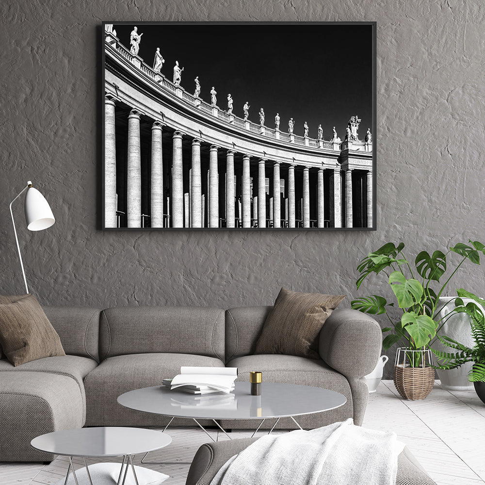 Majestic Colonnade Canvas Wall Art