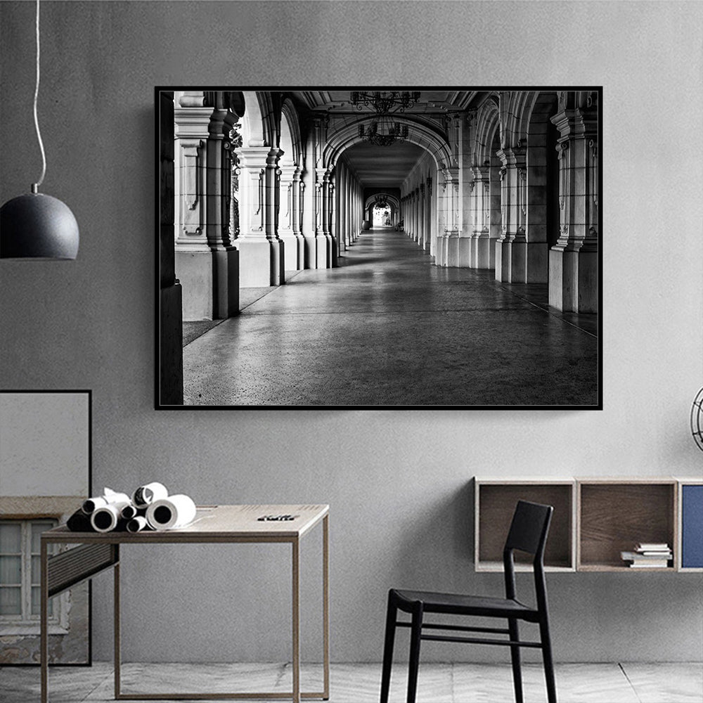 Timeless Corridor Canvas Wall Art