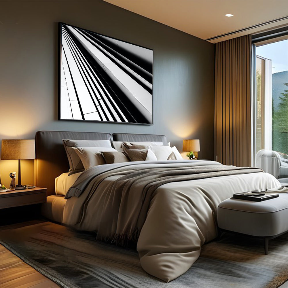 Abstract Linear Canvas Wall Art