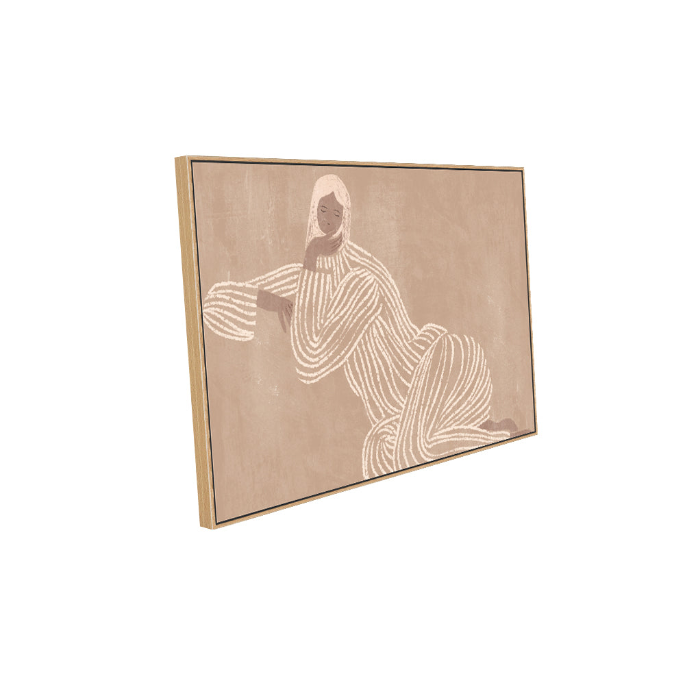 Harmonic Lines: Elegant Modern Canvas Wall Art