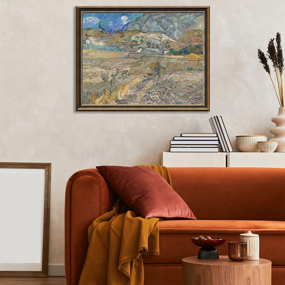 Landscape At Saint-Rémy By Vincent Van Gogh