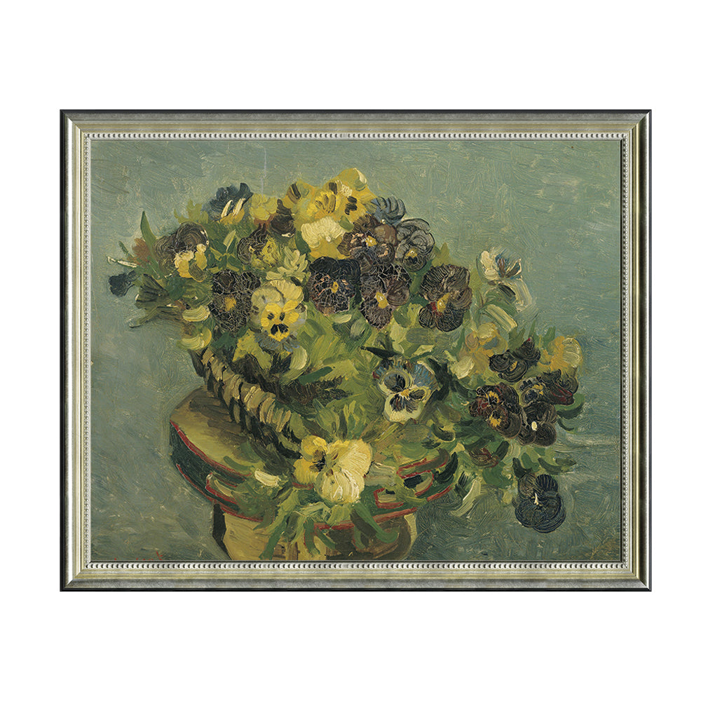 Basket Of Pansies By Vincent Van Gogh