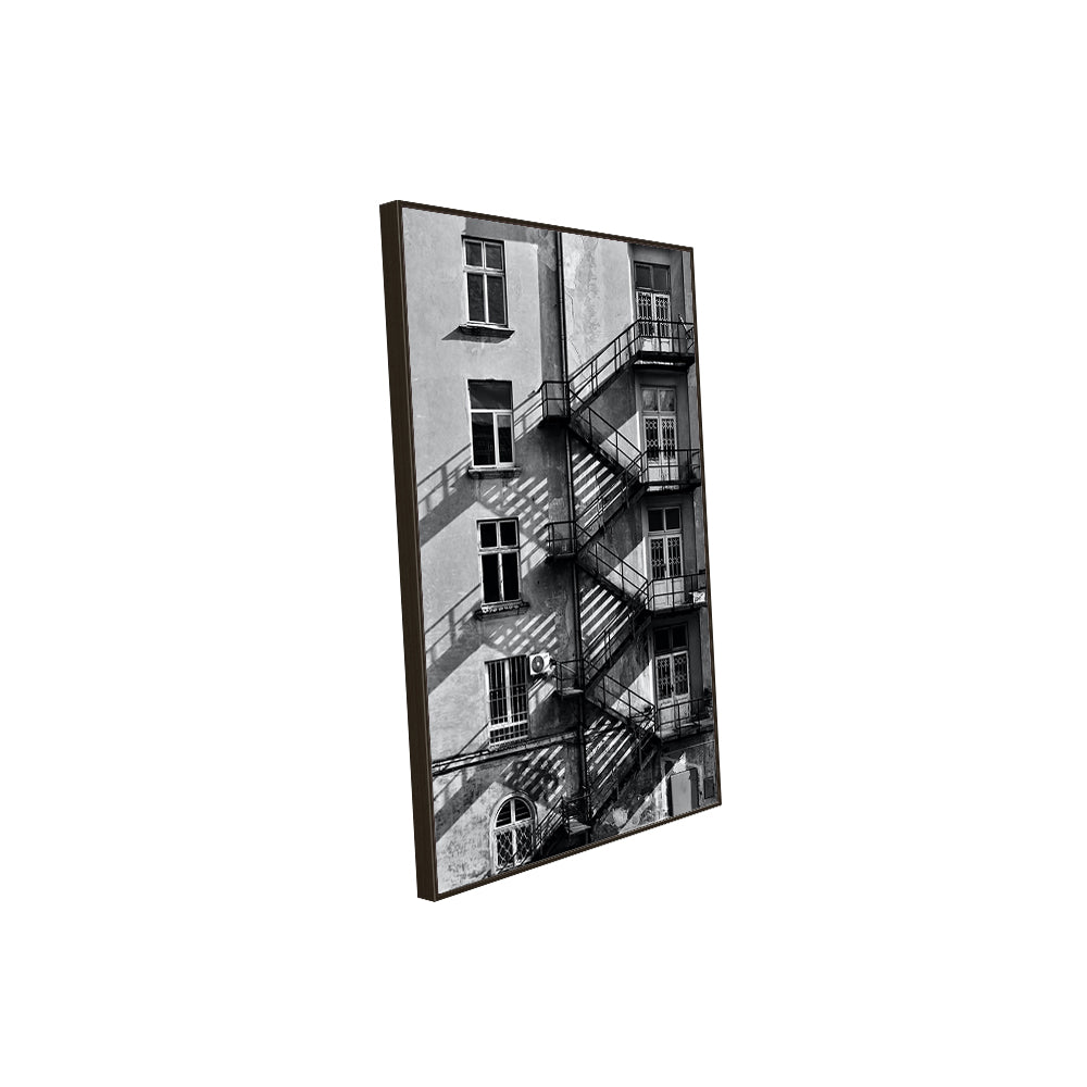 Urban Staircase Canvas Wall Art