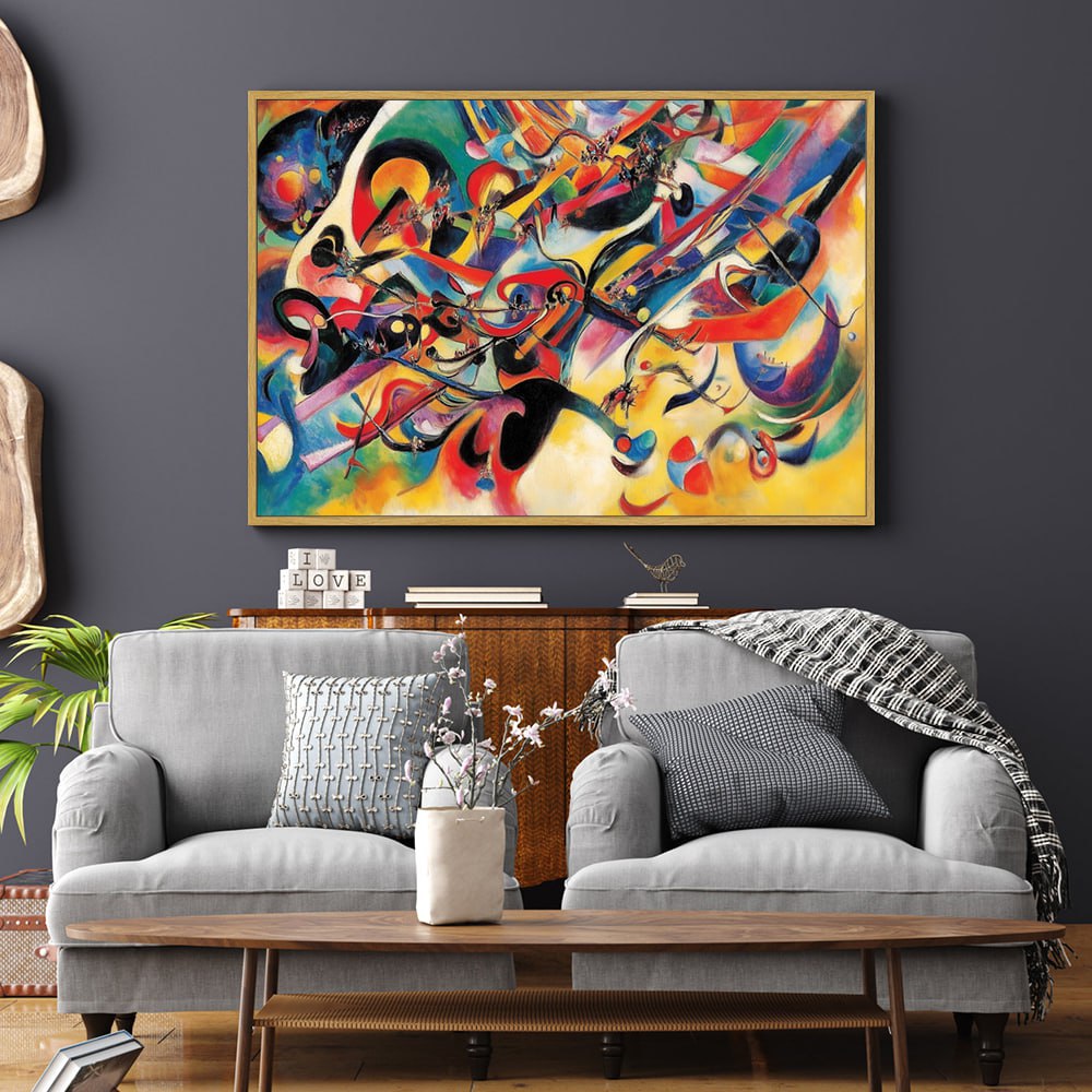 Canvas Wall Art - Explosion Of Color And Energy