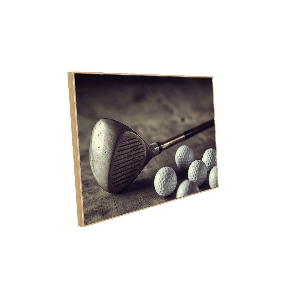 Vintage Golf Canvas Wall Art