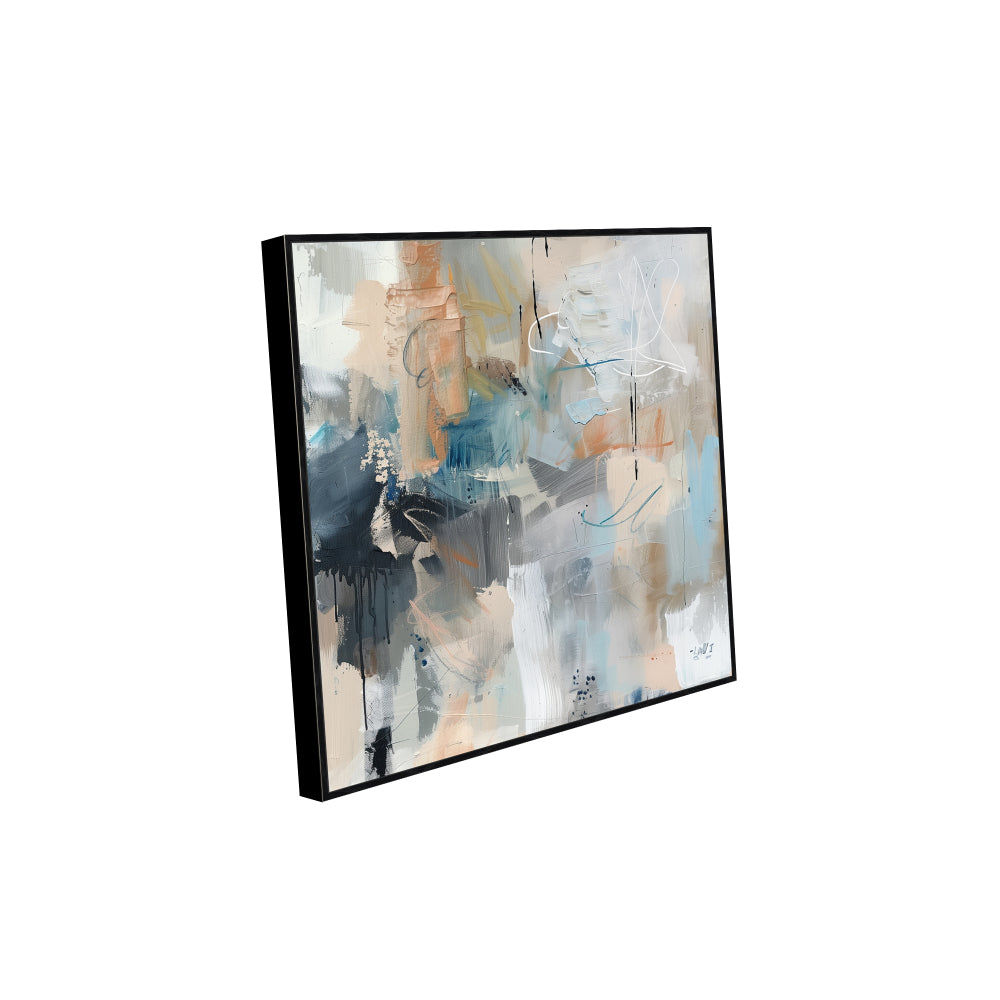 Expressionist Harmony: Modern Canvas Art