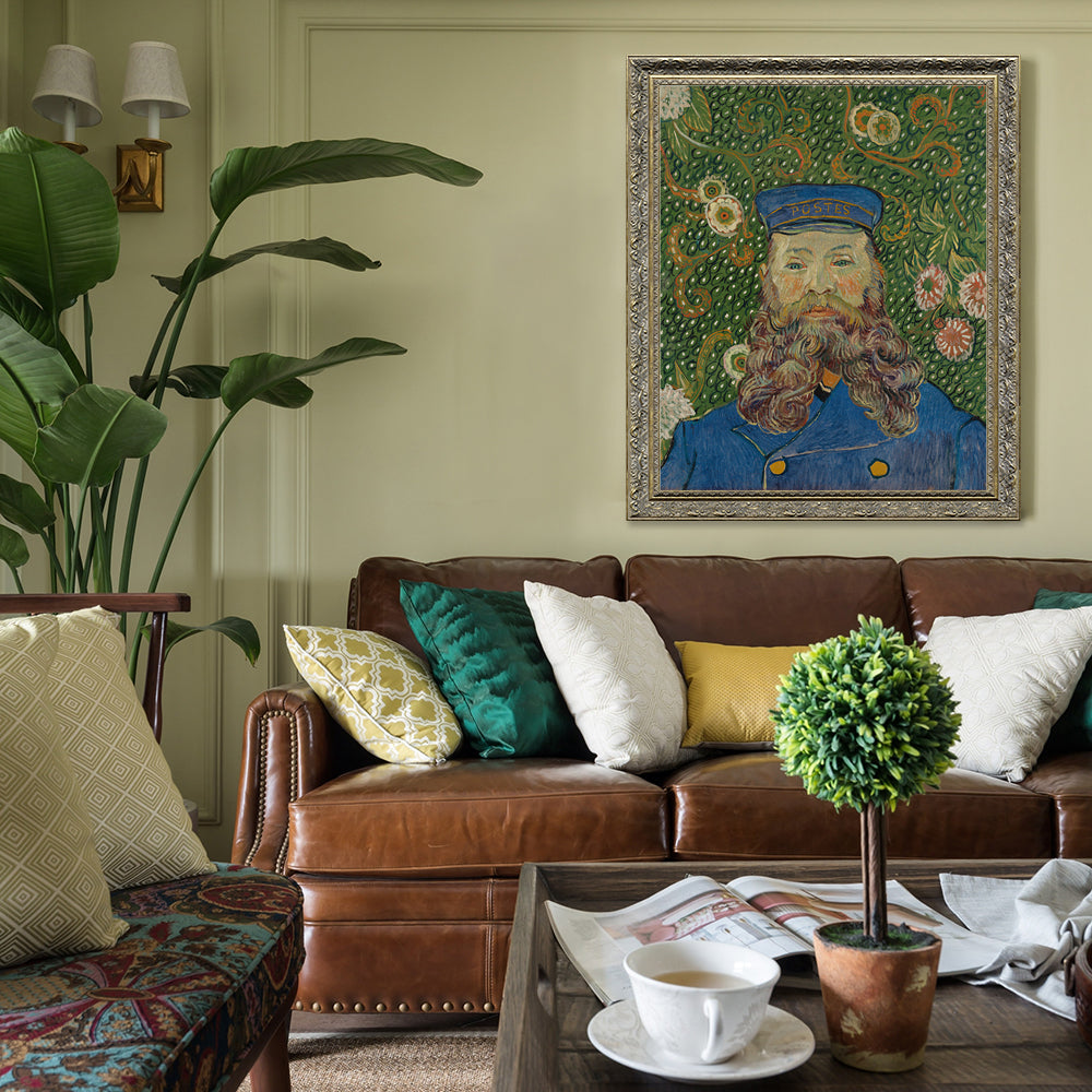 Portrait Of The Postman Joseph Roulin By Vincent Van Gogh