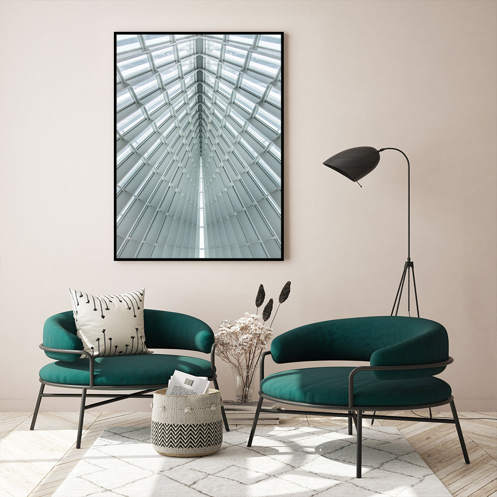 Modern Architectural - Futuristic Vaulted Ceiling Canvas Wall Art