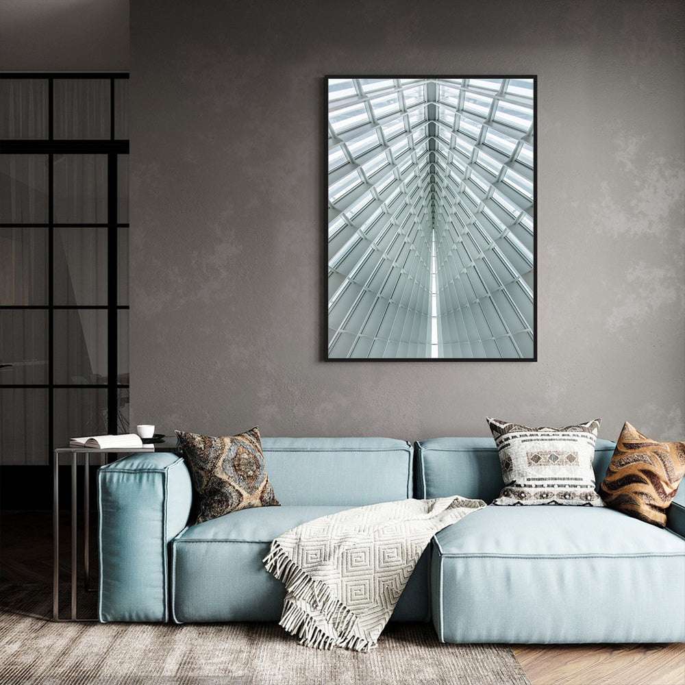 Modern Architectural - Futuristic Vaulted Ceiling Canvas Wall Art