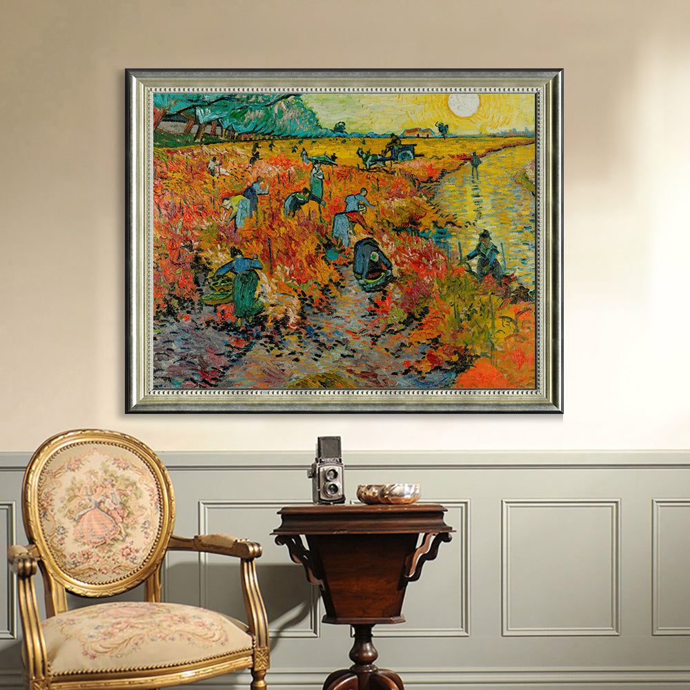 The Red Vineyard By Vincent Van Gogh