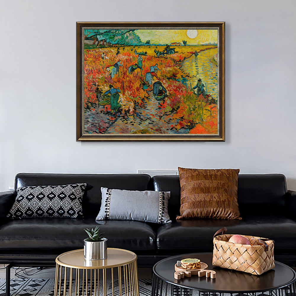 The Red Vineyard By Vincent Van Gogh