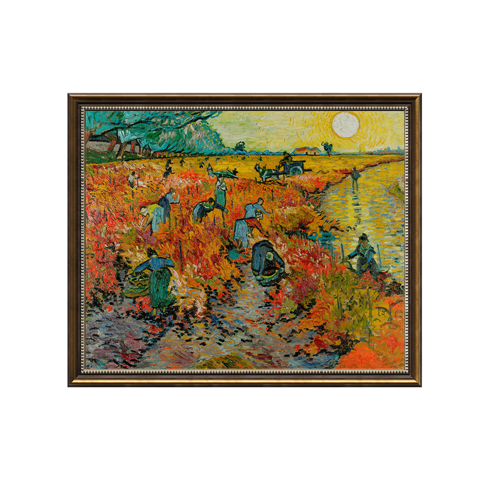 The Red Vineyard By Vincent Van Gogh