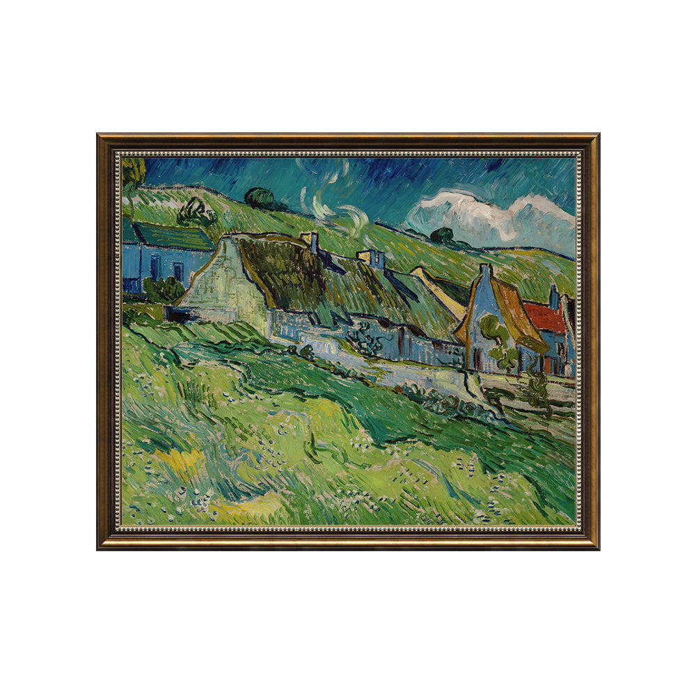 Thatched Cottages And Houses By Vincent Van Gogh