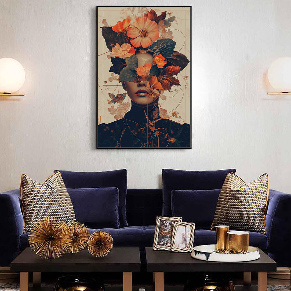 Mystic Botanica: Vintage-Inspired Canvas Art