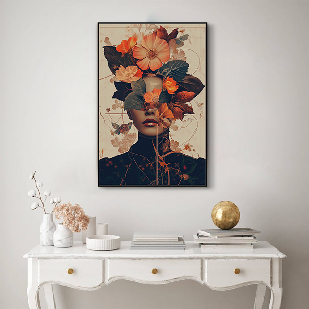 Mystic Botanica: Vintage-Inspired Canvas Art