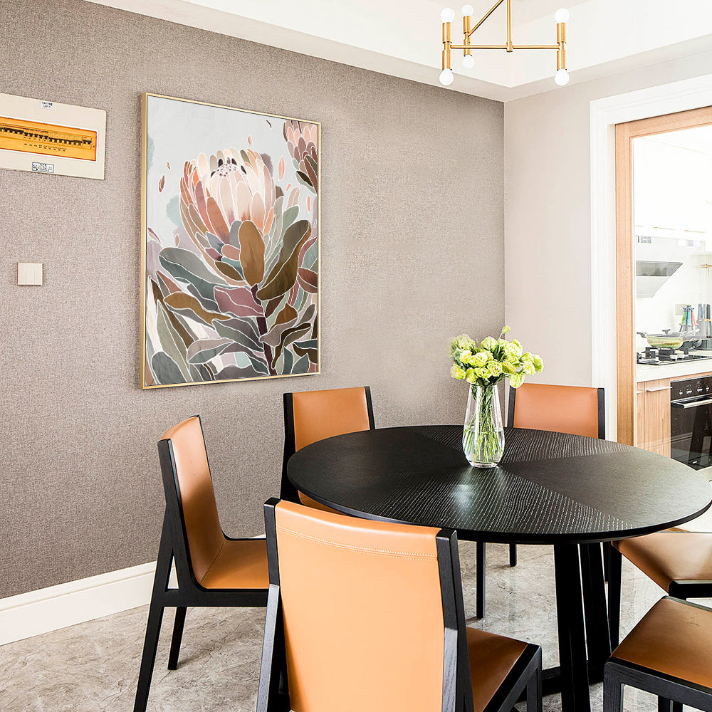 Protea In Bloom Canvas Wall Art